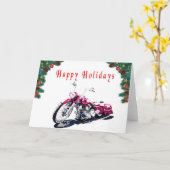 Hot Rod vakantie Kaart (Gele Bloem)