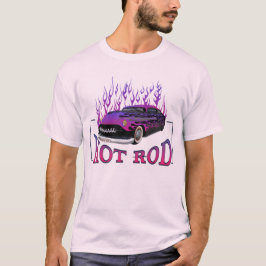 hot rod vlamme logo auto muskusboom omdat vuur fla t-shirt