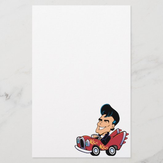 Hot Rodder Briefpapier (Voorkant)