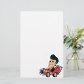 Hot Rodder Briefpapier (Staand voorkant)