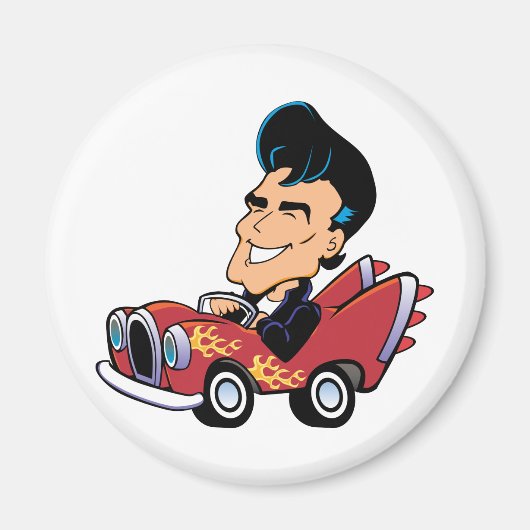 Hot Rodder Magneet (Voorkant)