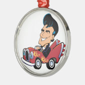 Hot Rodder Metalen Ornament (Links)