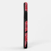 Hot Rodder Pinstriped Hibiscus en Skull Case-Mate iPhone Case (Achterkant/rechts)