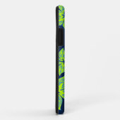 Hot Rodder Pinstriped Hibiscus en Skull Case-Mate iPhone Case (Achterkant/rechts)