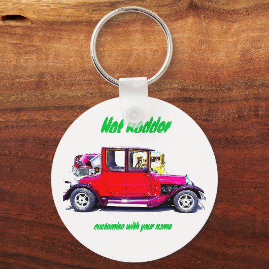 Hot Rodder Sleutelhanger (Voorkant)