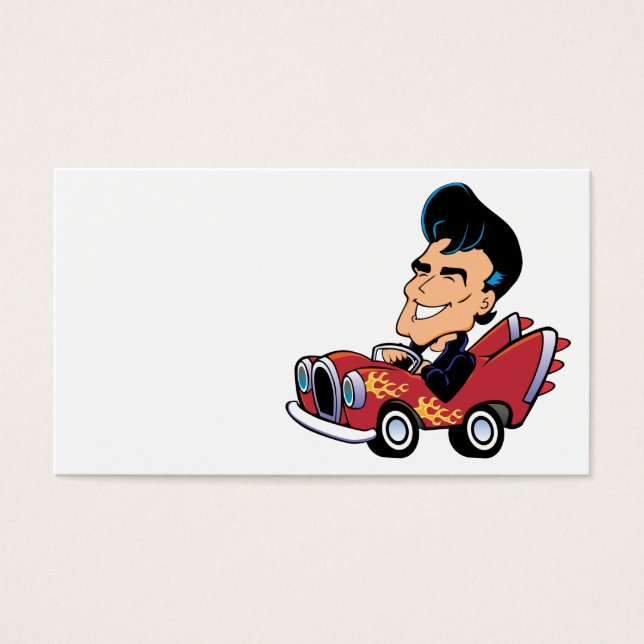 Hot Rodder Visitekaartjes (Voorkant)