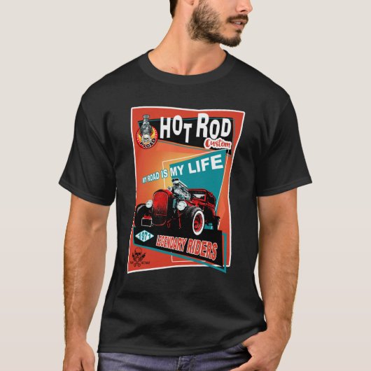 Hot Rods aangepast 1932 - Mijn weg is mijn leven T-shirt (Voorkant)