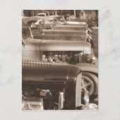 Hot Rods Briefkaart (Voorkant)