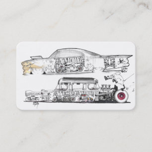 Hot Rods en Automobiles Visitekaartje Ideeën