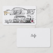 Hot Rods en Automobiles Visitekaartje Ideeën (Voorkant / Achterkant)