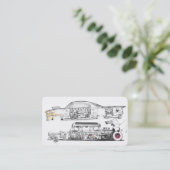 Hot Rods en Automobiles Visitekaartje Ideeën (Staand voorkant)