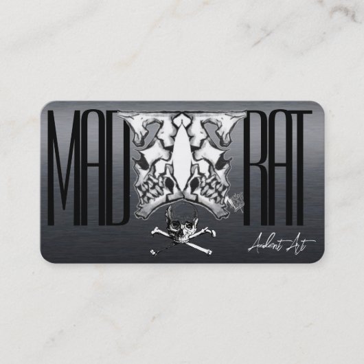 Hot Rods en Automobiles Visitekaartje Ideeën (Voorkant)