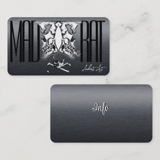 Hot Rods en Automobiles Visitekaartje Ideeën (Voorkant / Achterkant)