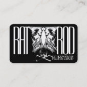 Hot Rods en Automobiles Visitekaartje Ideeën (Voorkant)