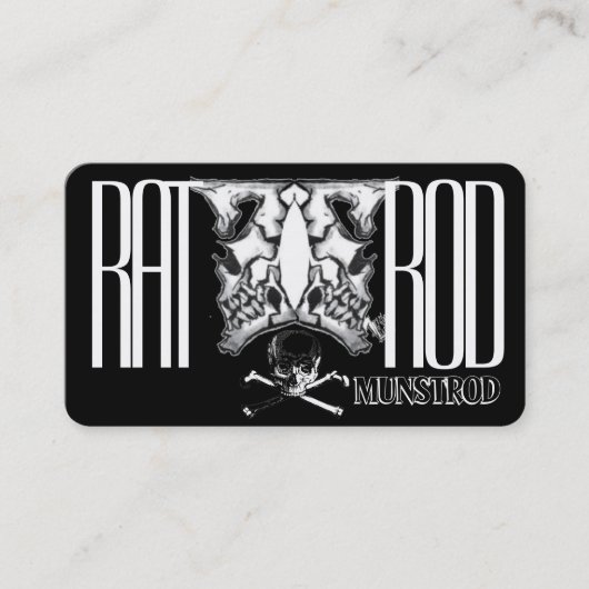 Hot Rods en Automobiles Visitekaartje Ideeën (Voorkant)