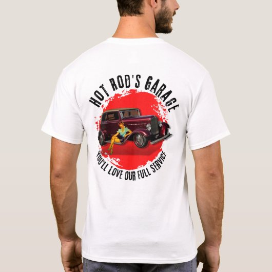 Hot Rod's Garage T-shirt (Achterkant)