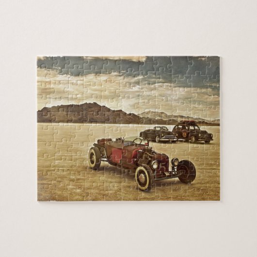 Hot Rods in Bonneville Legpuzzel (Horizontaal)