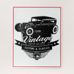 Hot Rods Jigzaag Puzzle Legpuzzel