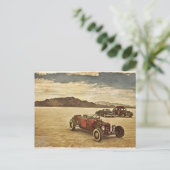 Hot Rods op Bonneville-briefkaart Briefkaart (Staand voorkant)