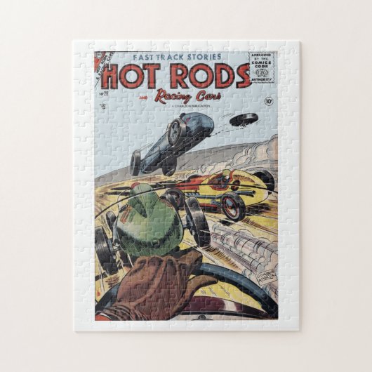 Hot Rods & Racing Cars Comic, 1956 Legpuzzel (Verticaal)