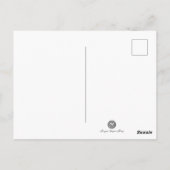 Hot-roze 1920s flatteress art deco-Briefkaart Briefkaart (Achterkant)