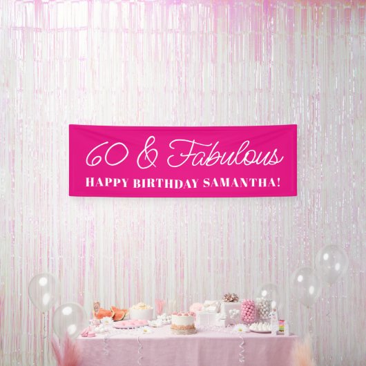 Hot Roze 60 en Fabulous Spandoek (Feest)