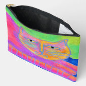 Hot-roze Abstracte Art Etui (Open)