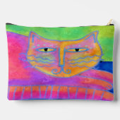 Hot-roze Abstracte Art Etui (Achterkant)