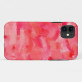 Hot-roze Abstracte tekenverf 4 Case-Mate iPhone Case (Achterkant (horizontaal))