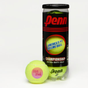 Hot Roze achteruit Penn tennisballen