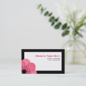 Hot-roze Anemone All Purpose Visitekaartje (Staand voorkant)