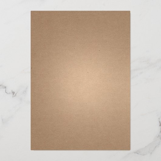 Hot-roze Arch Floral Monogram Folie Folie Uitnodiging (Achterkant)