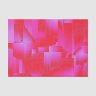 Hot-roze Art Deco Tissuepapier