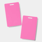 Hot Roze Badge (Voor- en achterkant)