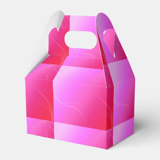 Hot Roze Bedankdoosjes (Voorkant Zijde)