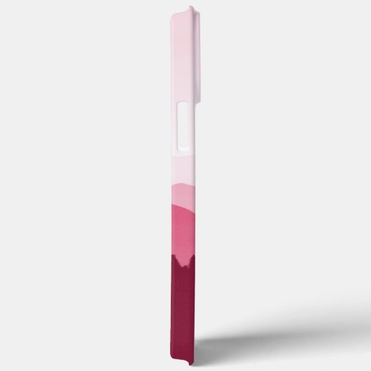 Hot-roze bergen Case-Mate iPhone case (Achterkant / Rechts)