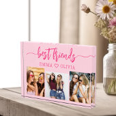 Hot roze beste vrienden 3 foto collage Keepsake