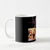 Hot roze beste vrienden 3 foto collage Keepsake Koffiemok (Links)