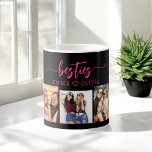 Hot roze besties vrienden 3 foto collage Keepsake Koffiemok<br><div class="desc">Vier je vriendschap met de Hot Pink Besties Friends 3 Fotocollage Keepsake Coffee Mok. Deze levendige mok heeft een prachtig gerangschikte collage van drie gekoesterde foto's, het vastleggen van onvergetelijke momenten met je beste vrienden. Het hete roze ontwerp voegt een leuke en stijlvolle touch toe, waardoor het een opvallend stuk...</div>