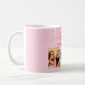 Hot roze besties vrienden 3 foto collage Keepsake Koffiemok (Links)