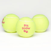Hot-roze Big Sister Pet Dog Cat Speelgoed Tennisballen (Multi)