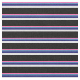 Hot-roze, blauw, middernachtblauw, lavender en zwa stof