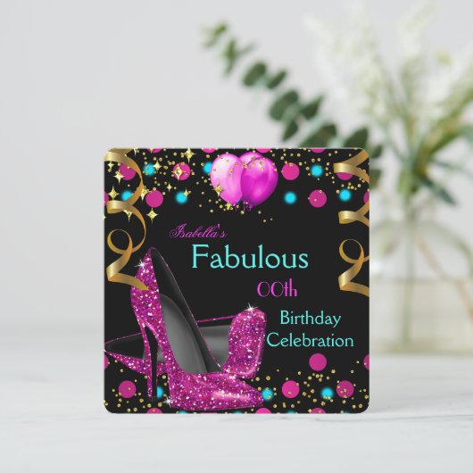 Hot-roze Blauwgroen blauw op hoge hoogte — present Kaart (Staand voorkant)