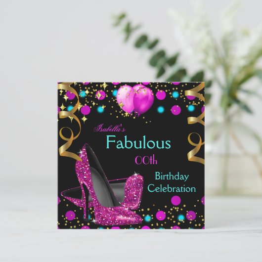 Hot-roze Blauwgroen blauw op hoge hoogte verbluffe Kaart (Staand voorkant)