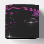 Hot-roze bloemen bedankdoosjes (Bovenkant)