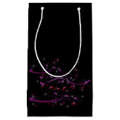 Hot-roze bloemen klein cadeauzakje (Voorkant)