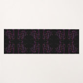 Hot-roze bloemen yogamat (Voorkant (horizontaal))