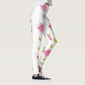 Hot-roze blote Leggings (Rechts)