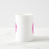 Hot-Roze Bone China Mok (Voorkant)