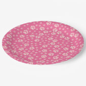 Hot-roze Borden voor afdrukpapier Papieren Bordje (Gekanteld)